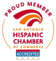 Logo for the Helotes Chamber of Commerce on the Escamilla Business Law Website - General Business Law